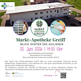 Banner Blick hinter die Kulissen der Markt-Apotheke Greiff